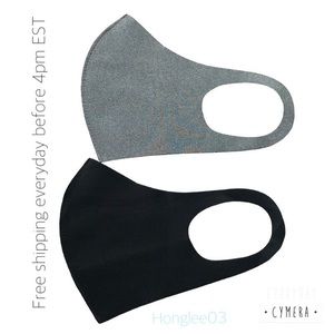 Face mask X 2 black and grey